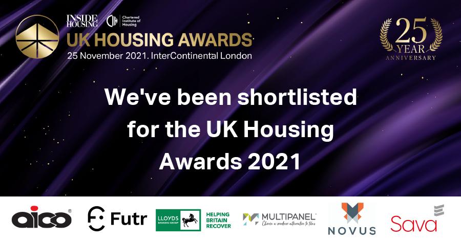 UK Housing Awards 2021 finalist banner