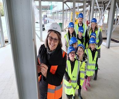 Sunningdale School steel signing