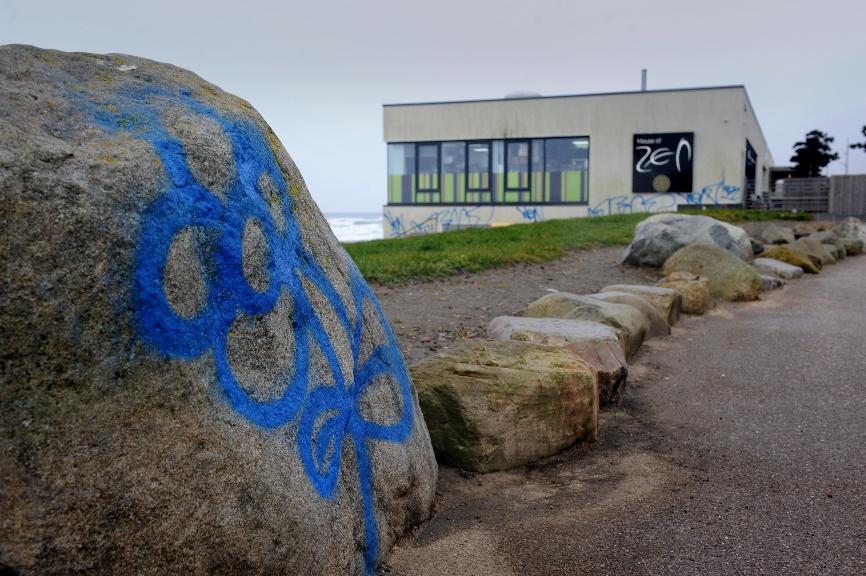 Graffiti spree Seaburn