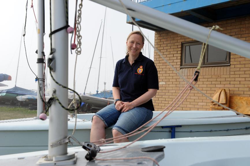 Liz Arkle, commodore of Sunderland Yacht club