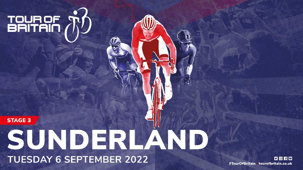 Tour of Britain Sunderland graphic