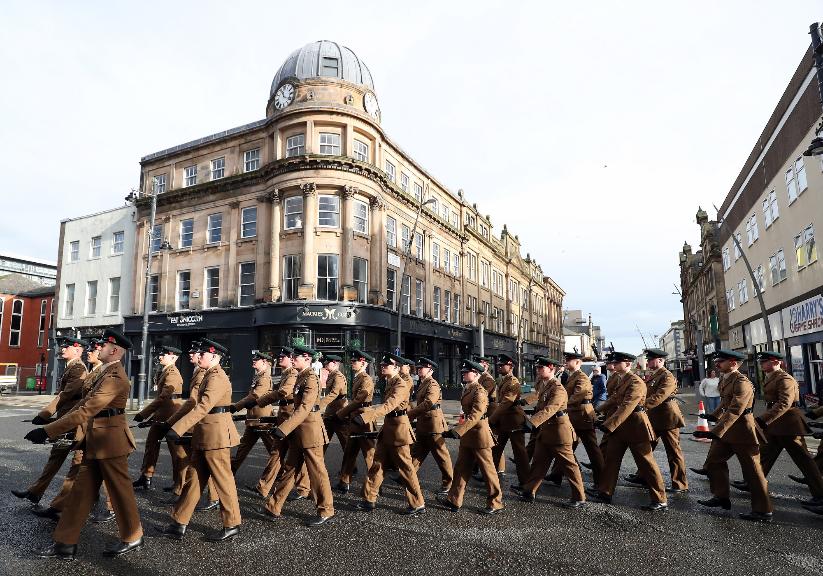 The Rifles Freedom Parade 5 Nov 2023